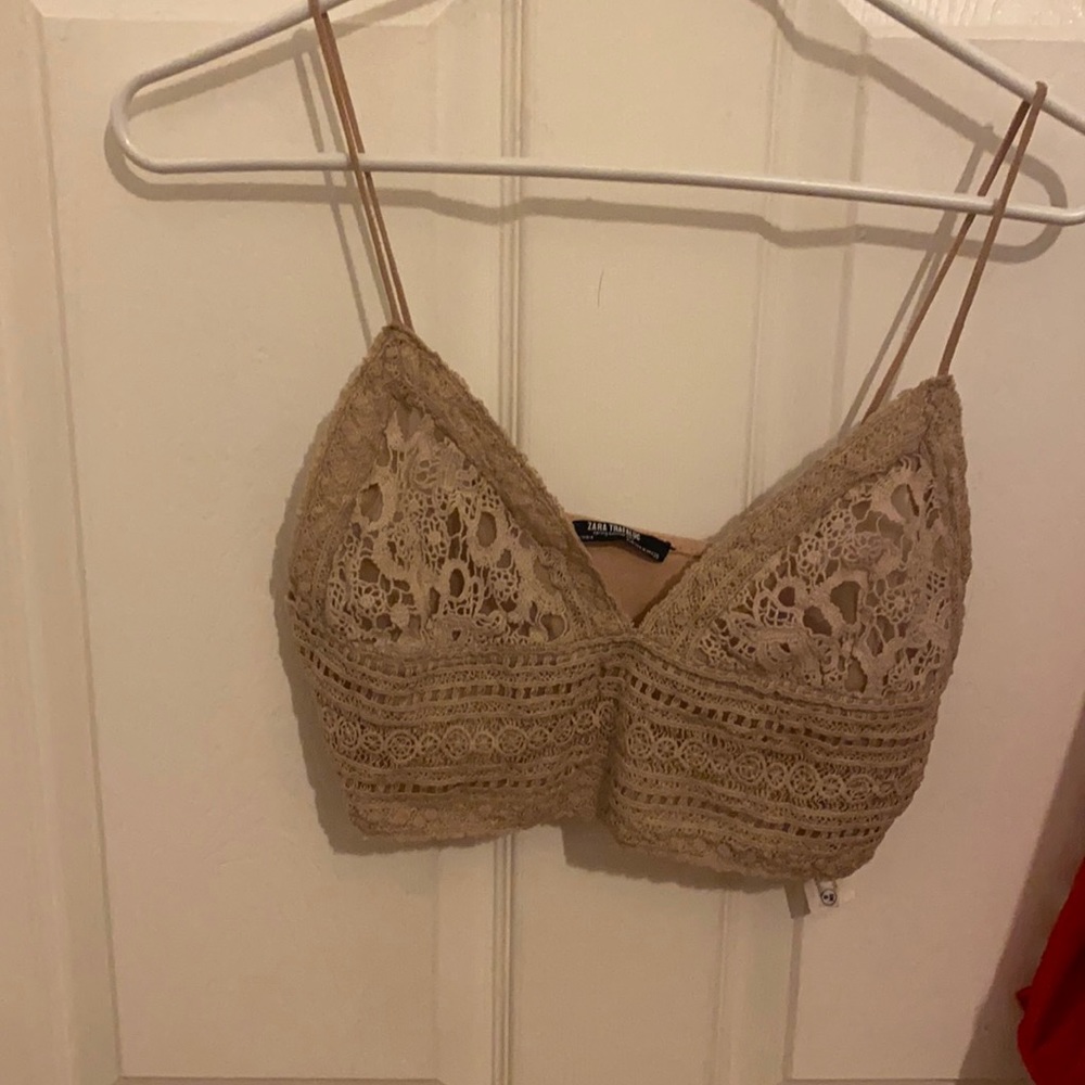 Laced crop top